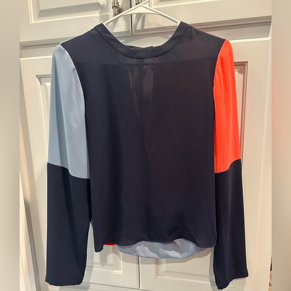 BCBG Maxazria colorblock blouse - Picture 4 of 5